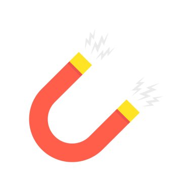 At nalı mıknatıs vektör çizim