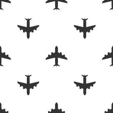 Seamless modeli. Uçağın arka plan. Vektör çizim. 