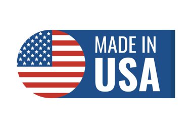 Ulusal Birleşik Amerika (ABD) bayrağının durumunu. Vektör çizim. 