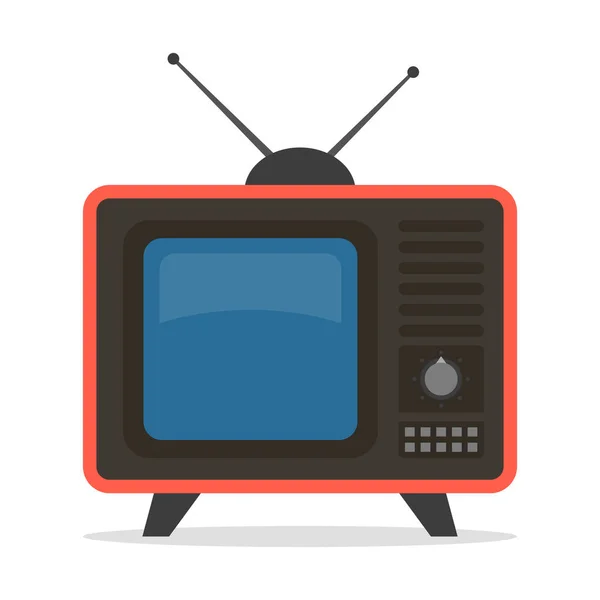 Televisão Retrô Ilustração Vetorial —  Vetores de Stock