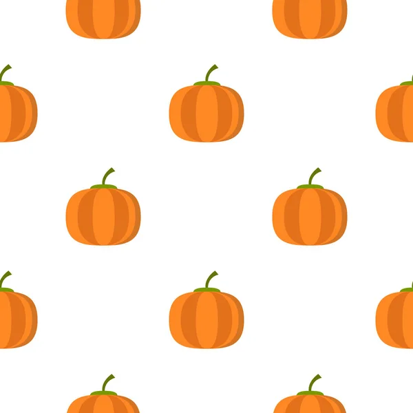 Patrón Sin Costuras Fondo Calabaza Ilustración Vectorial — Vector de stock