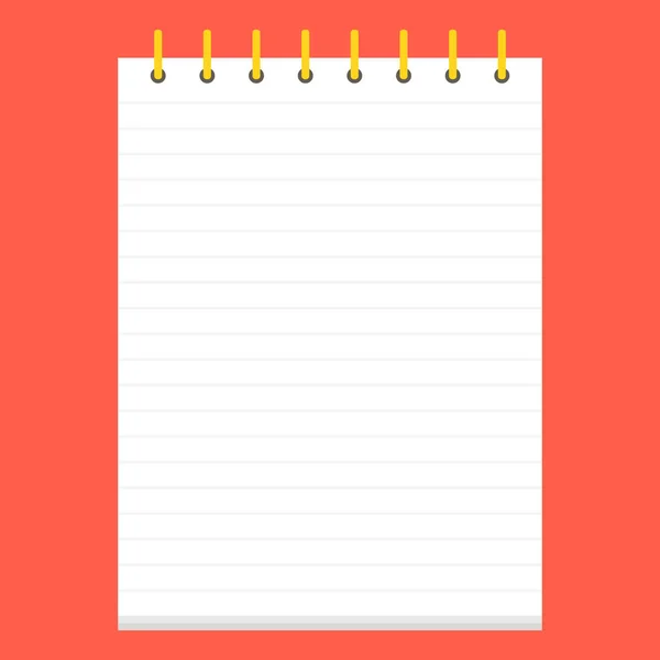 Επίπεδη Πρότυπο Σημειωματάριο Ημερολόγιο Για Επιχειρήσεις Σχεδιασμός Εξωφύλλου Σημειωματάριο Γραφείου — Διανυσματικό Αρχείο