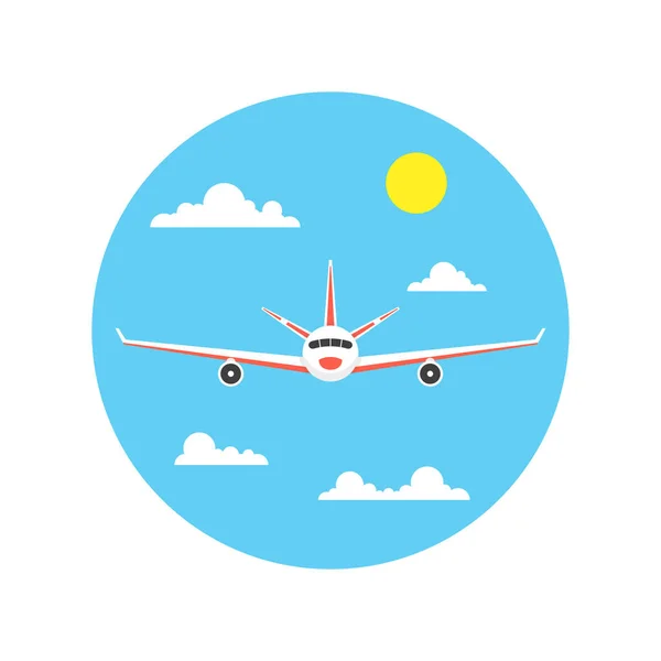 Repül Repülőgép Vektoros Illusztráció — Stock Vector