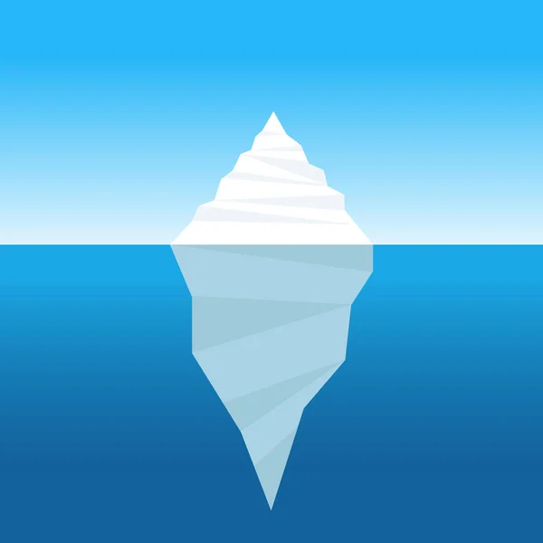 Ícone Iceberg Ilustração Vetorial — Vetor de Stock
