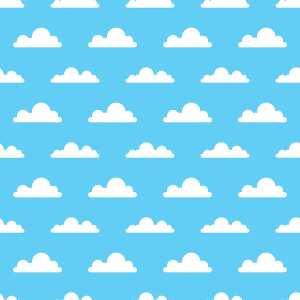Patrón Nubes Ilustración Vectorial — Archivo Imágenes Vectoriales