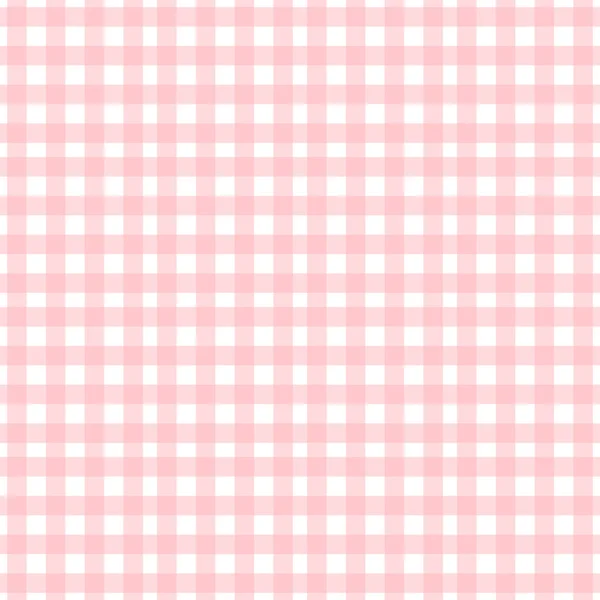 Seamless Pink Tartan Pattern Vector Illustration — Stock Vector