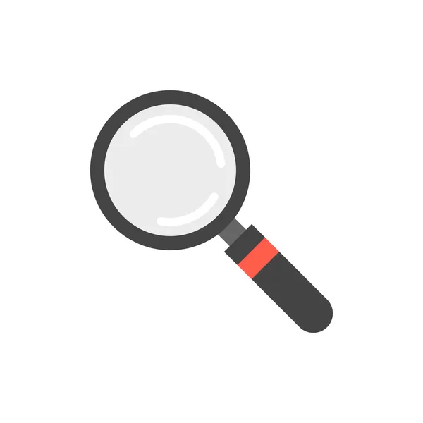 Ikona Lupy Analýza Průzkum Zoom Kontroly Auditu Kontroly Hledání Konceptů — Stockový vektor