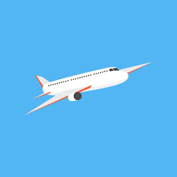 Avión Volador Ilustración Vectorial — Vector de stock