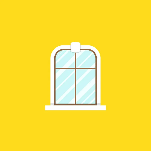 Färgglada Glas Fönster Vektorillustration — Stock vektor