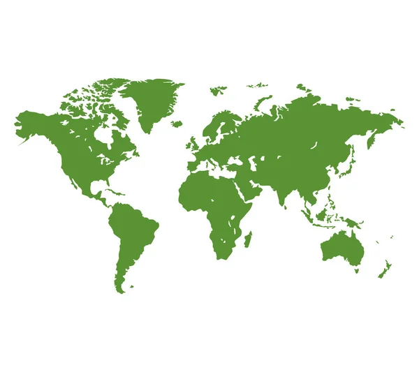 Ilustración Del Vector Mapa Viaje Mundial — Archivo Imágenes Vectoriales