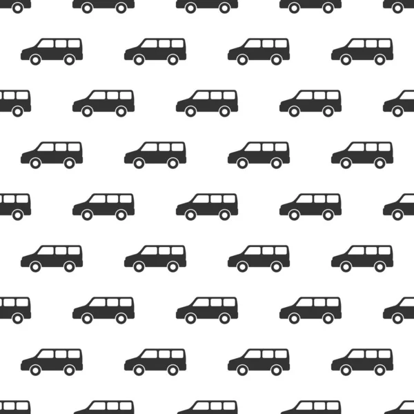 Безшовні Візерунки Тло Каракулів Автомобілів Векторні Ілюстрації — стоковий вектор