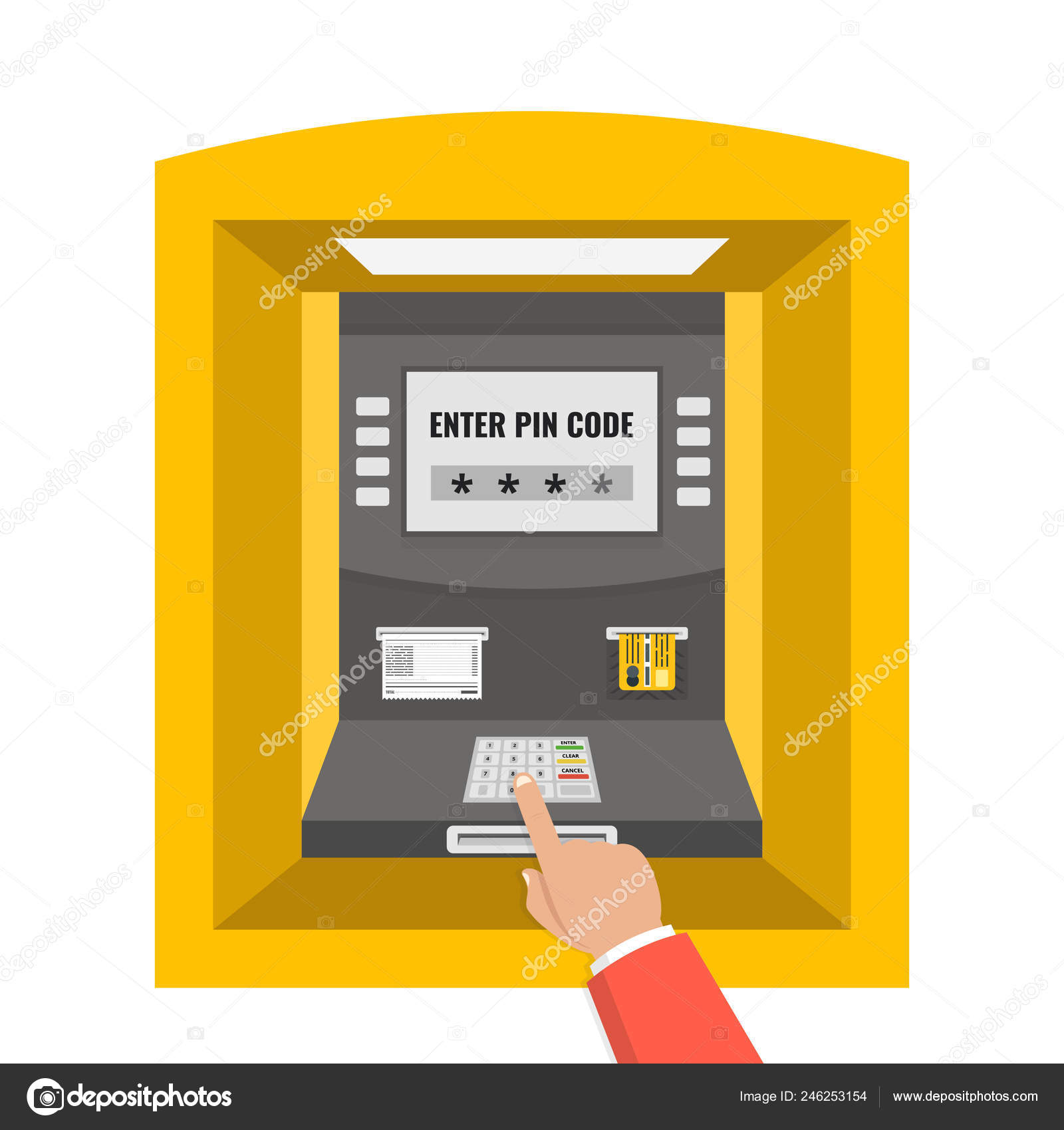 Street Atm Machine Hand Credit Card Flat Cartoon Style Vector Stock Vector C Alexweb 246253154 Download 35,000+ royalty free atm vector images. street atm machine hand credit card flat cartoon style vector stock vector c alexweb 246253154