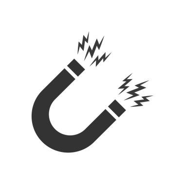 At nalı mıknatıs vektör çizim