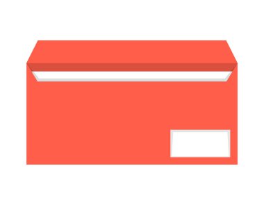 Zarf mektup. Posta simgesi. Vektör çizim. 