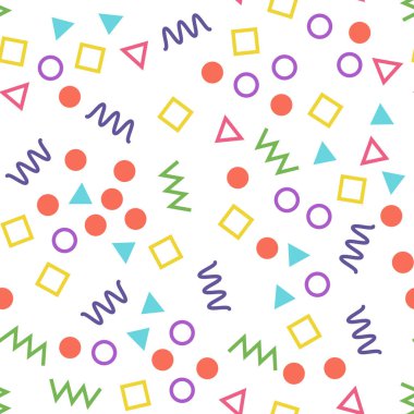 Seamless modeli. Kutlama arka plan. Vektör çizim. 