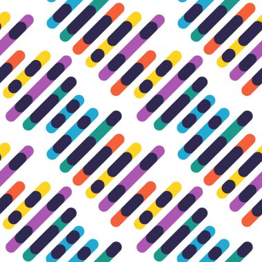 Satır seamless modeli. Vektör arka plan. 