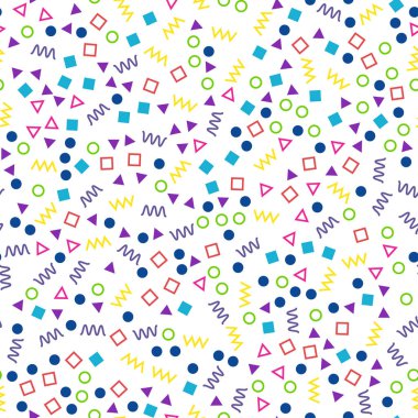 Seamless modeli. Kutlama arka plan. Vektör çizim. 