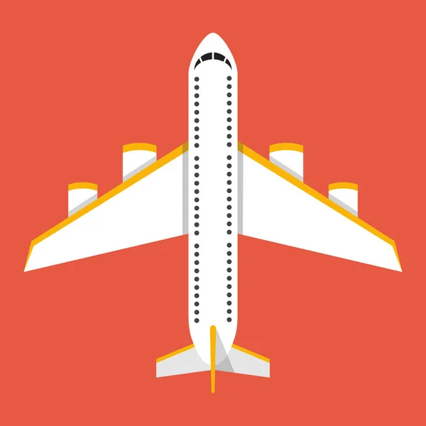 Latanie Samolotem Ilustracja Wektorowa — Wektor stockowy