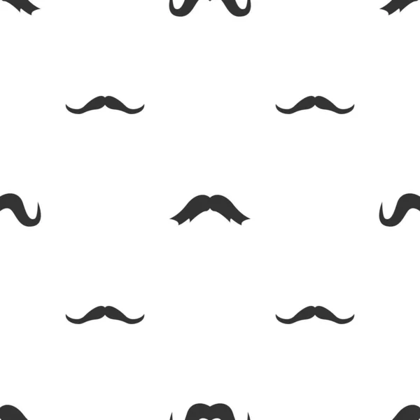 Mustache Patrón Sin Costuras Ilustración Vectorial — Archivo Imágenes Vectoriales