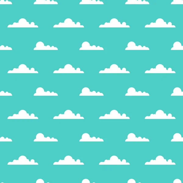 Patrón Nubes Ilustración Vectorial — Archivo Imágenes Vectoriales
