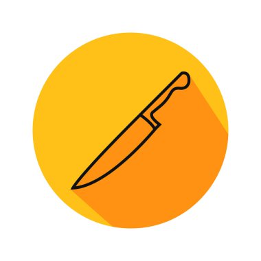 Mutfak bıçağının vektör çizimi