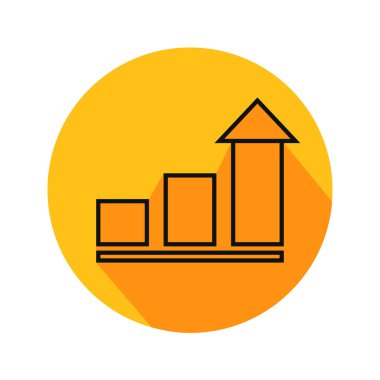 grafik simgesinin vektör illüstrasyonu