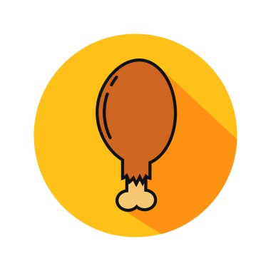 tavuk bacağı vektör illüstrasyon