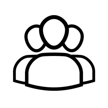 Basit Kullanıcı avatar vektör Illustration