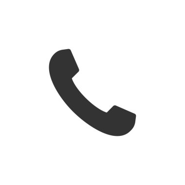 basit telefon simgesivektör illüstrasyon