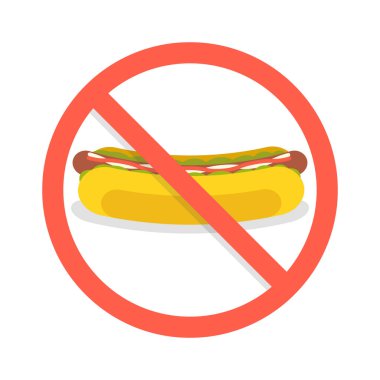 hiçbir fast food kavramı vektör illüstrasyon