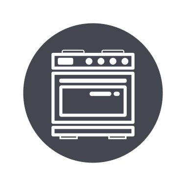 fırının vektör illüstrasyonu