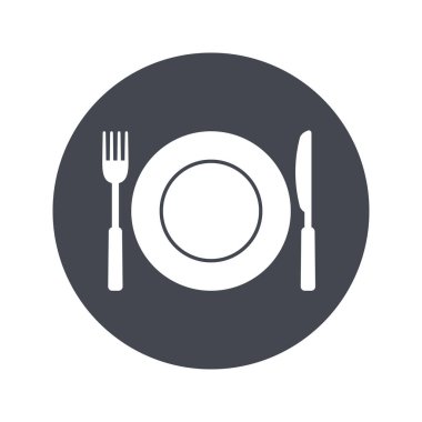 yemeğin vektör illüstrasyonu