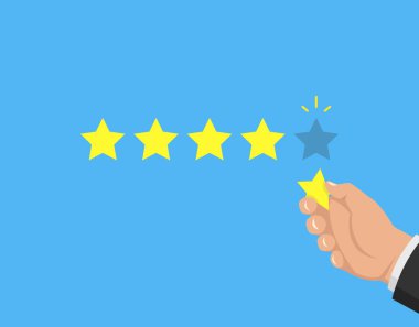 el veren yıldızların derece vektör illüstrasyon