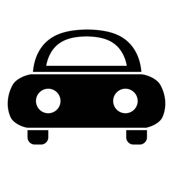 車のアイコンのベクトル図 — ストックベクタ