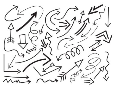 Soyut okların vektör çizimi arka plan