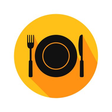 yemeğin vektör illüstrasyonu