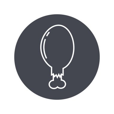 tavuk bacağı vektör illüstrasyon