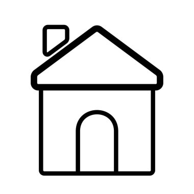 basit ev simgesivektör illüstrasyon