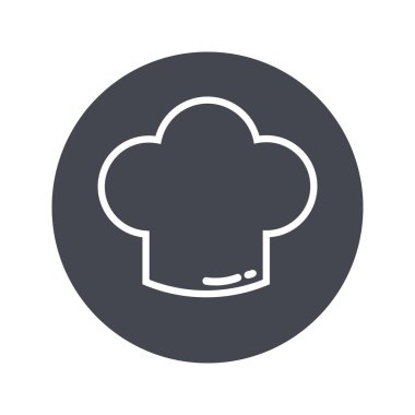 Aşçı şapka vektör illüstrasyon 
