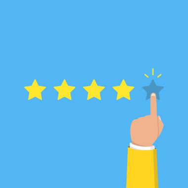 el veren yıldızların derece vektör illüstrasyon