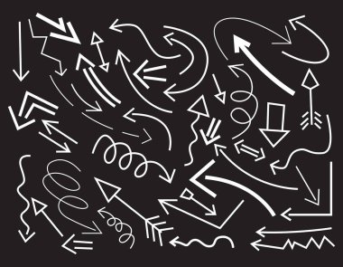 Soyut okların vektör çizimi arka plan