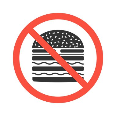 hiçbir fast food kavramı vektör illüstrasyon