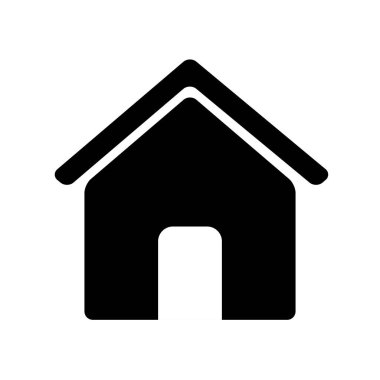 basit ev simgesivektör illüstrasyon