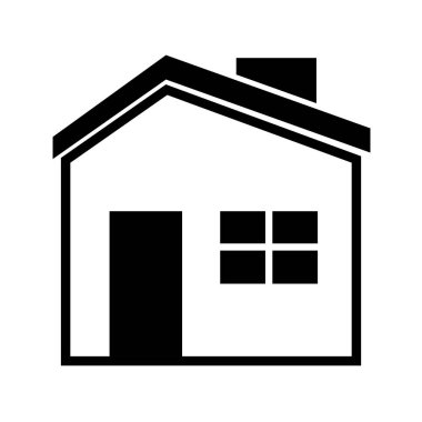 basit ev simgesivektör illüstrasyon