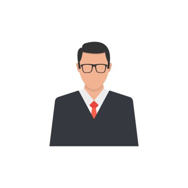 erkek avatar simge vektör çizim