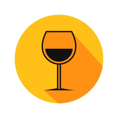 Şarap kadehi vektör çizim