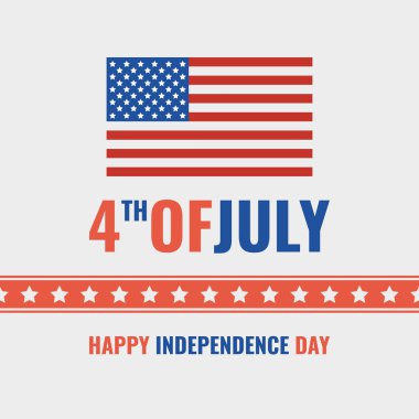 bağımsızlık günü abd vektör illüstrasyon
