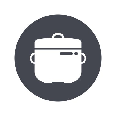 Multicooker vektör illüstrasyon