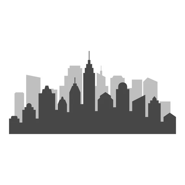 Vektor Illustration Staden Skyline — Stock vektor