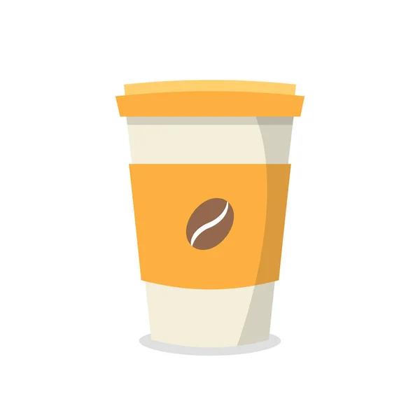 Vektor Illustration Disponibel Kopp Kaffe Coffee Konceptet — Stock vektor